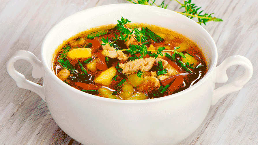 Суп рисовый с курицей, пошаговый рецепт на ккал, фото, ингредиенты - Наталья