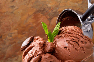 Итальянское шоколадное мороженое