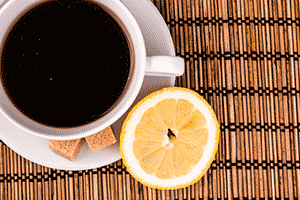 Кофе с медом и лимоном